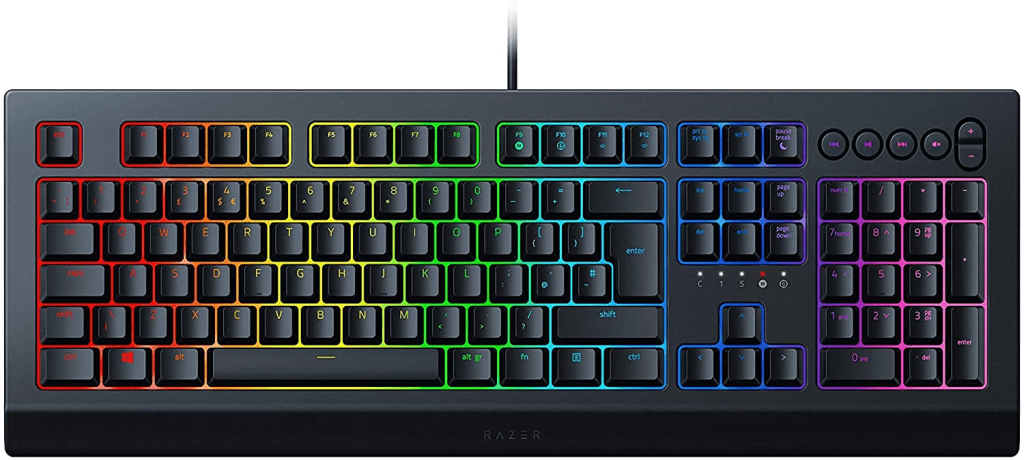 Razer Cynosa V2 - Membrane Gaming Keyboard (Keyboard with Soft  Spring-Loaded Keys, Media Keys, Cable Management, Fully Programmable, RGB  Chroma ...